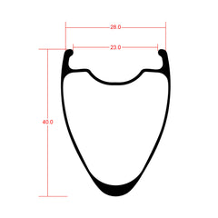 ICAN Aeris 40 disc carbone spoke wheelset 45T ratchet