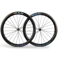 ICAN road bike disc wheelset AERO 50 plus disc with 23mm inner width