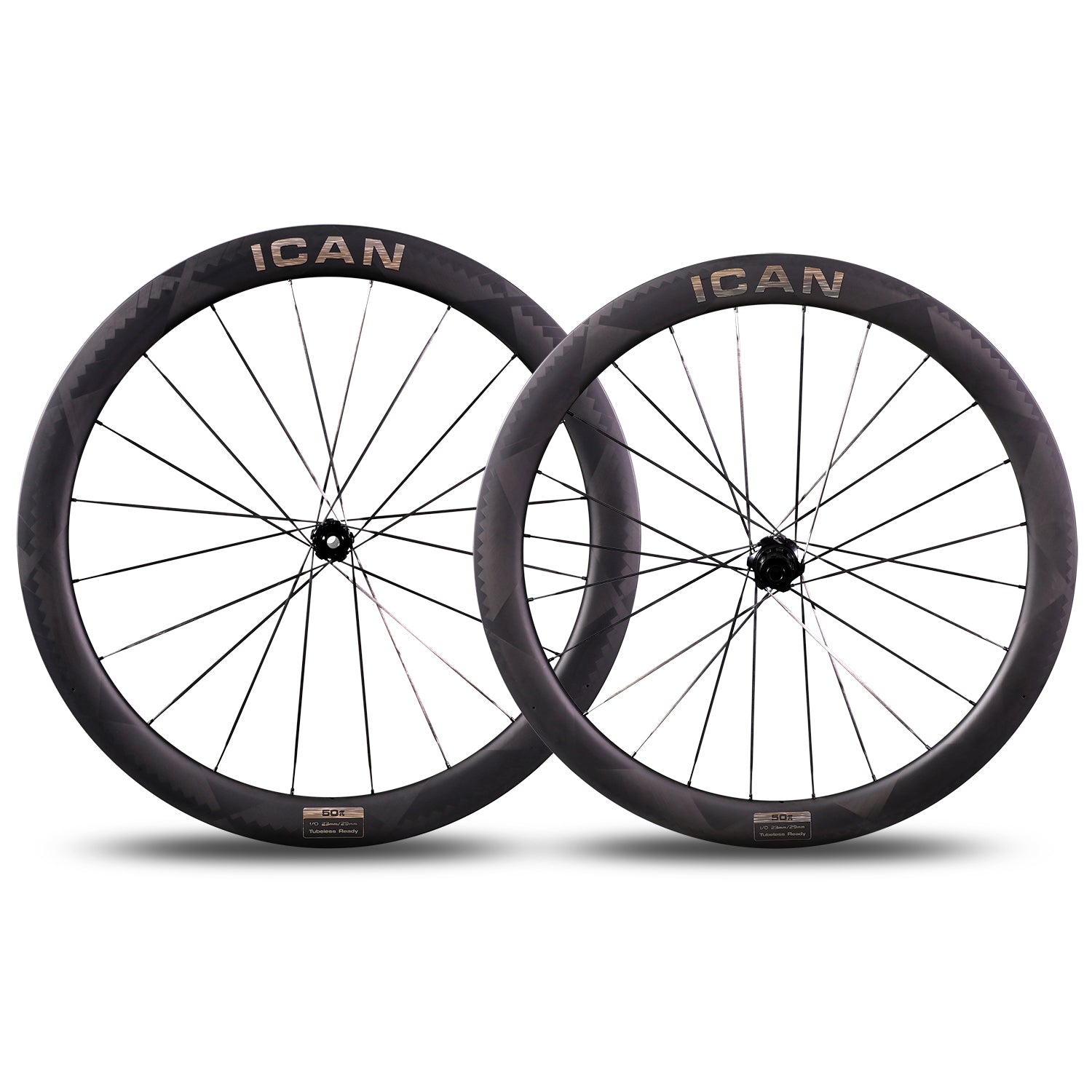 36/50mm Pie Carbon Spoke-23mm Inner Width