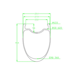 Gemengde Alpha 40/50 Plus Disc wielset