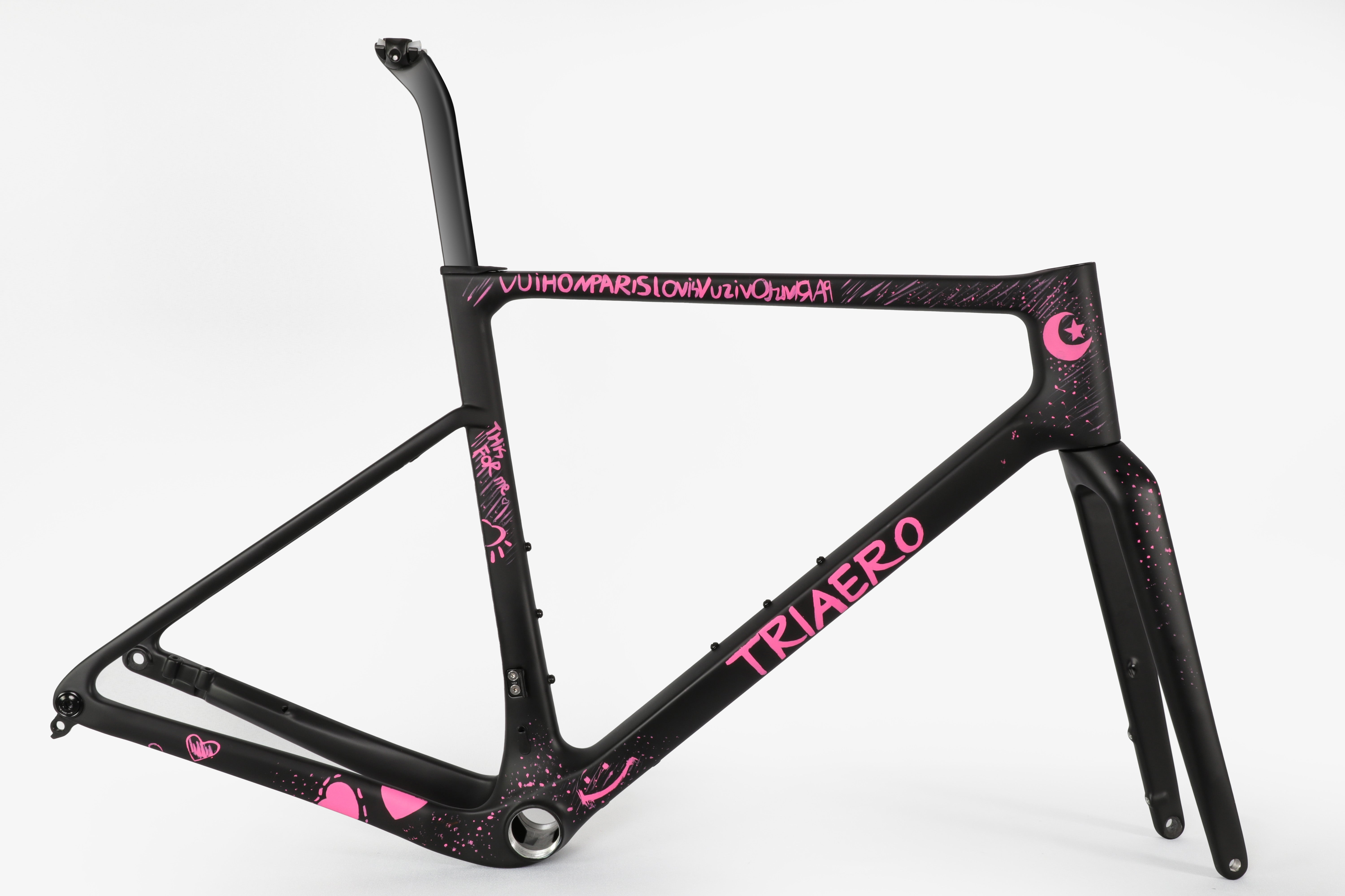 ICAN Graro UCI gravel bike frame without bolts