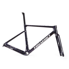 ICAN Graro UCI gravel bike frame without bolts 0mm offset seat post