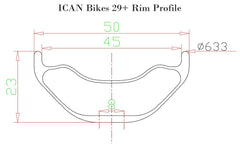 50C Fat Bike Wheels 29er