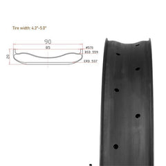 F685 Fat Bike Wheels